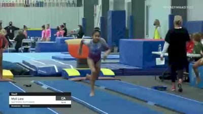 Myli Lew - Vault, San Mateo Gymnastics - 2021 American Classic and Hopes Classic