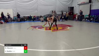 90 lbs Consi Of 4 - Mason Messner, Denver vs Carter Shaffer, Hanover