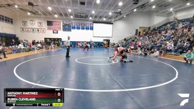 182 lbs Cons. Round 1 - Anthony Martinez, Rawlins vs Ruben Cleveland, Buffalo