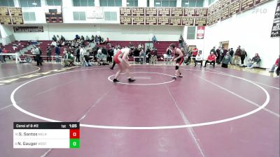 215 lbs Consi Of 8 #2 - Scott Santos, Melrose vs Nicholas Gauger, Westfield