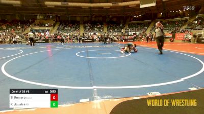 73 lbs Consi Of 32 #2 - Brison Romero, Colorado Regulators vs Kaden Joustra, ISI Wrestling Club