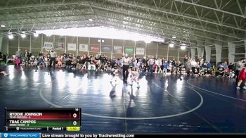 54 lbs Quarters & Wb (16 Team) - Ryddik Johnson, Team Oregon vs Trae Campos, Green River