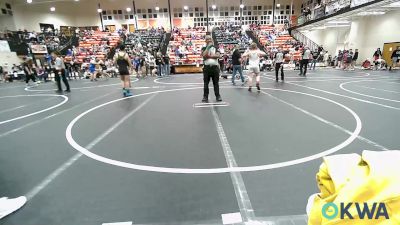 140 lbs 3rd Place - Kross Perkins, Dark Cloud Wrestling Club vs Anthony Adame, Sallisaw Takedown Club