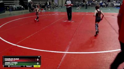 55 lbs Placement (4 Team) - Owen Hynek, Grand Rapids vs Charles Kunz, Farmington