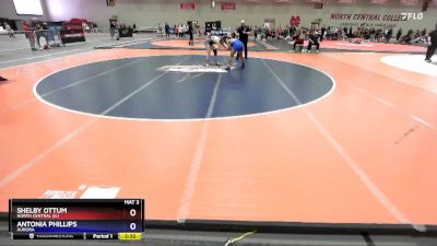 155 lbs Cons. Round 4 - Shelby Ottum, North Central (IL) vs Antonia Phillips, Aurora