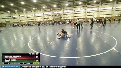 108 lbs Cons. Semi - Gabriel Phippen, Box Elder Stingers vs Isaac Fredin, Empire