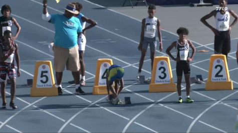 Elementary Boys' 100m Hurdles Aau Junior Olympics, Finals 2 - Age 13-14