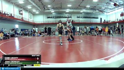 80 lbs Cons. Round 4 - John Crowley, Region Wrestling Academy vs Gabe Liechty, Golden Eagle Elite Wrestling C