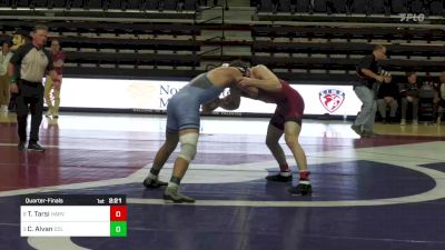 157 lbs Quarterfinal - Trevor Tarsi, Harvard vs Cesar Alvan, Columbia