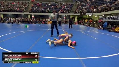 80 lbs Round 1 - Rhilynn Tolzman, Summit Wrestling Academy vs Sawyer Viebrock, St. Croix Falls