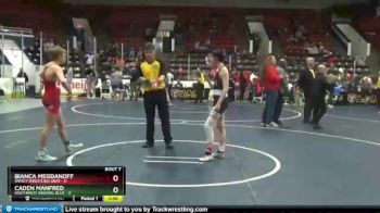 108 lbs Round 3 (6 Team) - Bianca Megdanoff, Impact Wrestling Gray vs Caden Manfred, Southwest Arsenal Blue