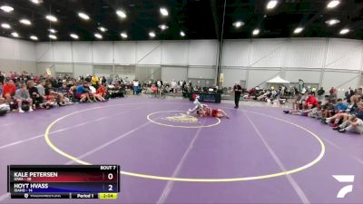 132 lbs Round 2 (8 Team) - Kale Petersen, Iowa vs Hoyt Hvass, Idaho