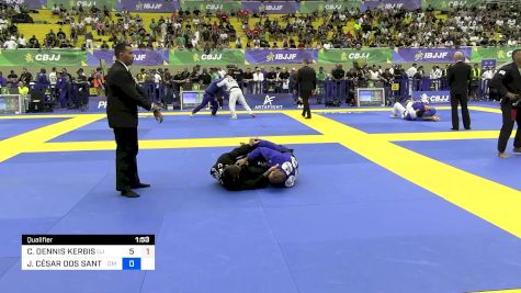 CHRISTOPHER DENNIS KERBIS vs JÚLIO CÉSAR DOS SANTOS 2024 Brasileiro Jiu-Jitsu IBJJF