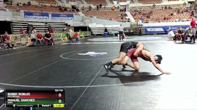 D2-113 lbs Champ. Round 1 - Manuel Sanchez, Kofa vs Bobby Robles, Mcclintock