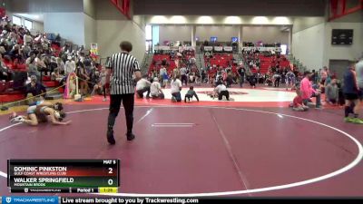 75 + 80 Round 2 - Dominic Pinkston, Gulf Coast Wrestling Club vs Walker Springfield, Mountain Brook