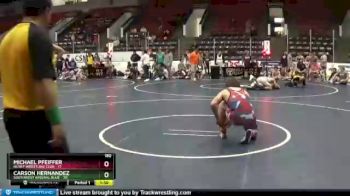 180 lbs Round 1 (6 Team) - Carson Hernandez, Southwest Arsenal Blue vs Michael Pfeiffer, Husky Wrestling Club