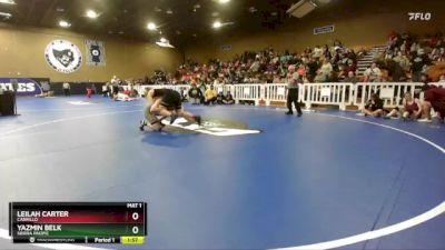 170 lbs Quarterfinal - Yazmin Belk, Sierra Pacific vs Leilah Carter, Cabrillo