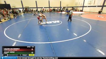 125 lbs Quarterfinal - Kolby Heinz, Loras vs Julian Valtierrez, North Central College