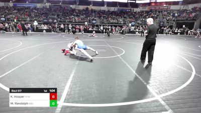 125 lbs Round Of 32 - Kamden Hooper, Odessa Youth Wrestling Club vs Murphy Randolph, Abilene Kids