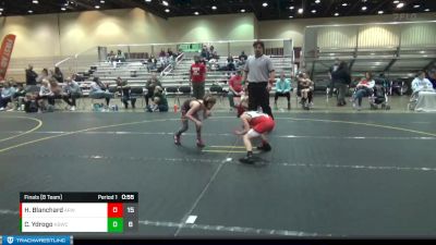 65 lbs Finals (8 Team) - Christian Ydrogo, NBWC vs Hunter Blanchard, ARES White