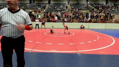 54 lbs Final - Grayson Hushin, Backyard Bullies Wrestling Club vs Caleb Turner, Villa Rica Youth Wrestling