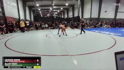 135 lbs Cons. Semi - Jackson Kerns, Askeo International Mat Club vs Elijah Hicks, Peninsula Wrestling Club