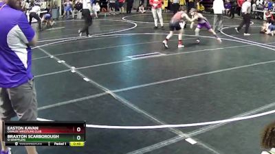 95 lbs Quarterfinal - Easton Kavan, Cavalry Wrestling Club vs Braxton Scarborough, GI Grapplers