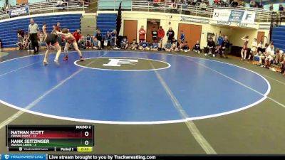 90 lbs Round 2 (4 Team) - Nathan Scott, Crown Point vs Hank Seitzinger, Indiana Creek