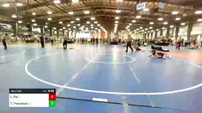 80 lbs Consi Of 8 #1 - Lucus Pai, NY vs Taylor Thompson, GA