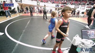 46 lbs Consi Of 8 #2 - Gauge Littlefield, Coweta Tiger Wrestling vs Leonardo McClain, Verdigris Youth Wrestling