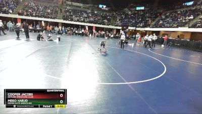 59 lbs Quarterfinal - Meko Harjo, Moyer Elite Wrestling vs Cooper Jacobs, Outlaw Wrestling Club