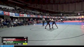 165 lbs Finals (2 Team) - Nick Hamilton, University Of Virginia vs John Martin Best, University Of Maryland