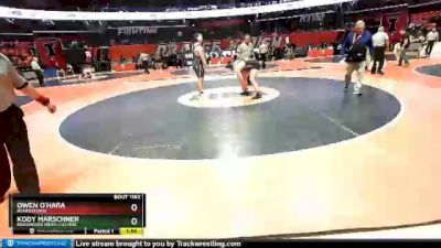 1A 220 lbs Quarterfinal - Kody Marschner, Braidwood (Reed-Custer) vs Owen O`Hara, Beardstown