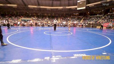 73 lbs Round Of 32 - Jude Miller, Brawlers vs Bj Gahagan, Pin-King All Stars