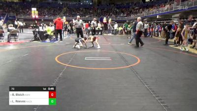 70 lbs Round Of 16 - Bradey Bleich, Abington Heights vs Liam Reeves, Nazareth