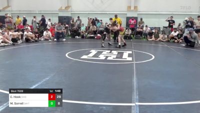 114 lbs Round 2 - Camden Hook, Ohio Gold 14K vs Mason Sorrell, Dayton Bandits - Gray