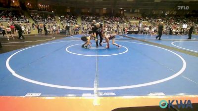 80 lbs Round Of 32 - Cordeus Wahl, Bristow Youth Wrestling vs Ashtin Ezell, Standfast