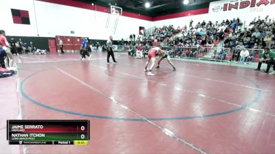 126 lbs Cons. Round 2 - Nathan Itchon, Long Beach Poly vs Jaime Serrato, Highland