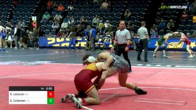 141 lbs Consi Of 16 #2 - Ryan Leisure, Iowa State vs George Coleman, Chattanooga