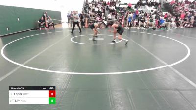 132 lbs Round Of 16 - Ethan Lopez, Amity vs Tynan Lim, New Milford