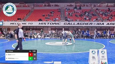 144 lbs 3rd Place - Joe Davi, Delbarton High School vs Aleksandr Kikiniou, Poway