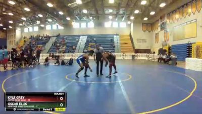 182 lbs Round 1 (8 Team) - Kyle Grey, Alpha Dogz Gold vs Oscar Ellis, Heritage Wrestling Club