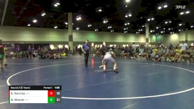 182 lbs Round 2 (6 Team) - Noah Weaver, Delta Eagles vs Kevin Ramirez, 212 Wrestling