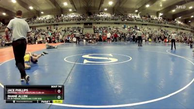 90 lbs Cons. Round 3 - Jace Phillips, Savannah Youth Wrestling Club-AA vs Shane Allen, FH Jr Vikings Wrestling Club-AAA