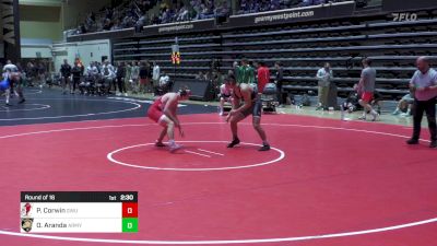 157 lbs Round Of 16 - Parker Corwin, Gardner-Webb vs Oscar Aranda, Army