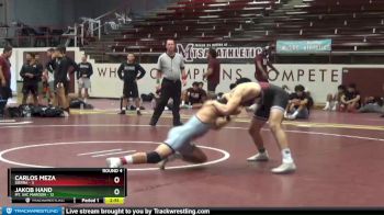 184 lbs Round 4 (6 Team) - Jakob Hand, Mt. SAC Maroon vs Carlos Meza, Sierra
