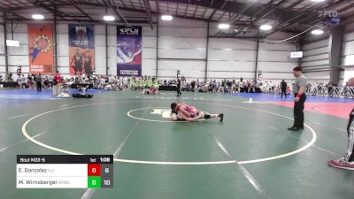 132 lbs Rr Rnd 2 - Elias Gonzalez, Illinois Menace vs Max Wirnsberger, Buffalo Valley Black