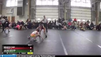 68 lbs Finals (2 Team) - Braidyn Taby, Team Smash vs Jacob Naylor, Warhawks Black