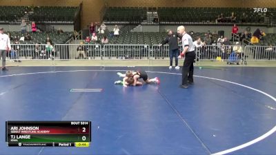 67 lbs Round 2 - Ari Johnson, Sebolt Wrestling Academy vs Tj Lange, Iowa