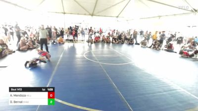 86 lbs Quarterfinal - Aaron Mendoza, HD Jets vs Daniel Bernal, Chagolla Trained WC